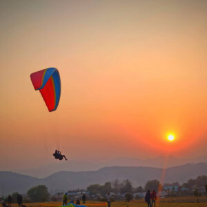 Paragliding in Bir Billing, Himachal Pradesh